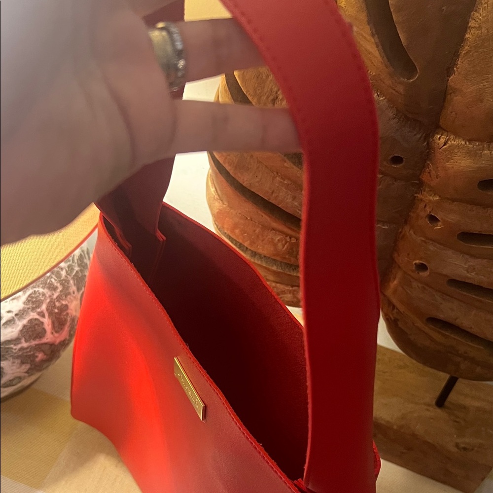 Shiseido Red Hobo Bag - Picture 4 of 15
